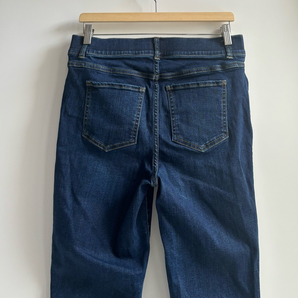 Spanx Ankle Skinny Pull On Jeans Midnight Shade Size Large Style no. 20342R - Picture 4 of 14